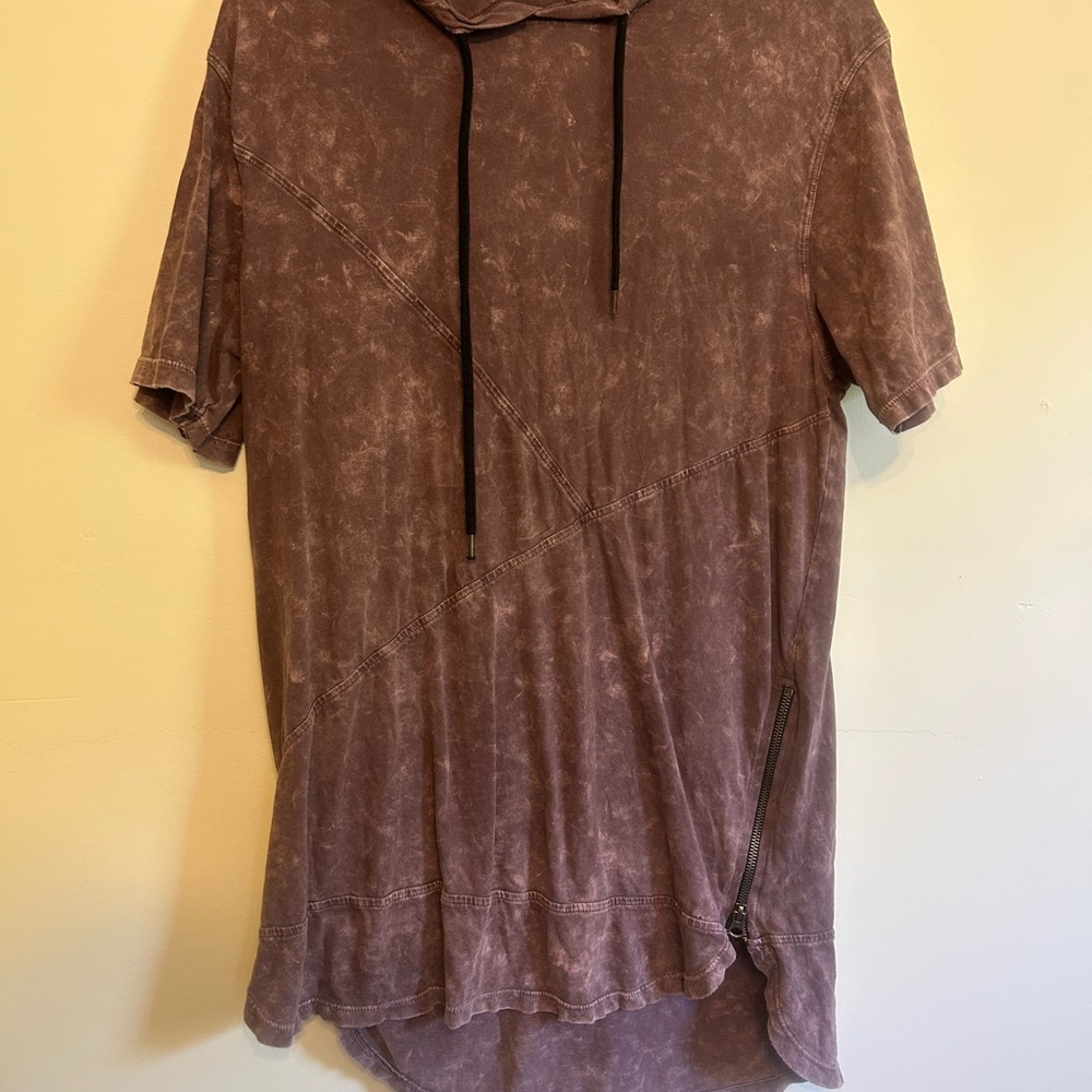 Men's Purple Hooded Tunic